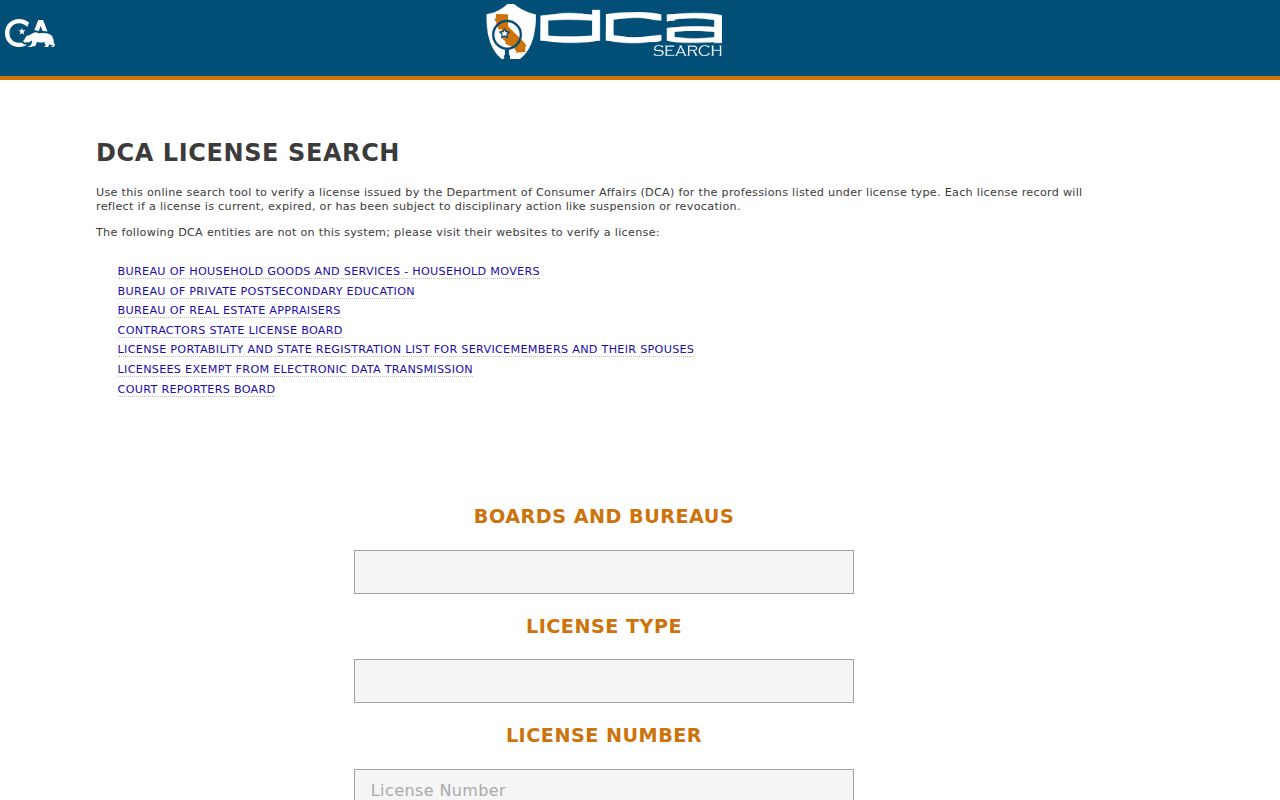 San Rafael public records California professional license search